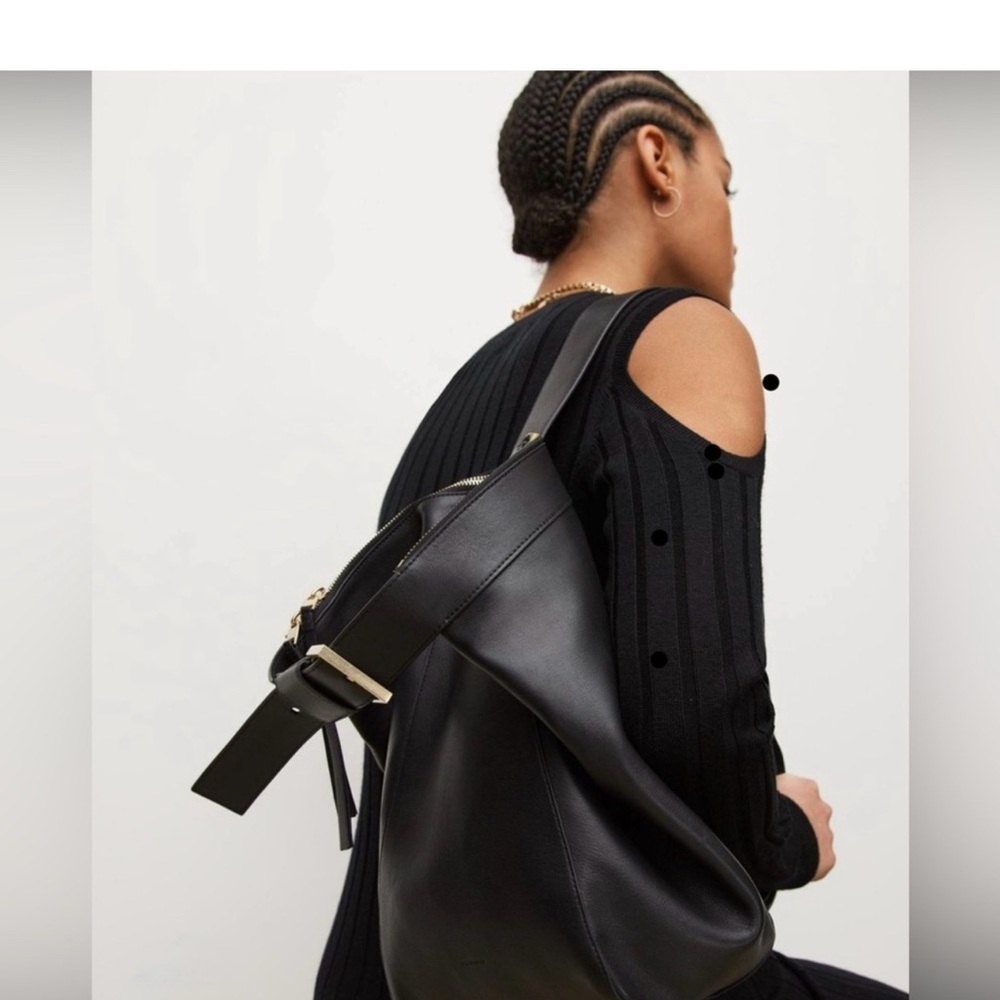 AllSaints Anouk Leather Sling Backpack